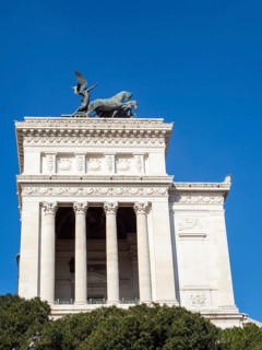Quadriga on the Monumento Vittorio Emanuele II