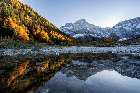 Spitzkarspitze in autumn