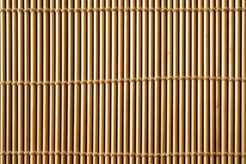Bamboo mat close up texture