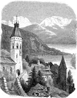 View of Lake Thun from Thun