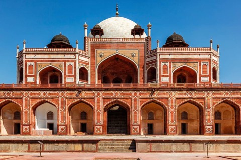 Humayun's Tomb famous tourist attraction destination. Delhi
