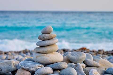 Zen meditation relaxation concept background