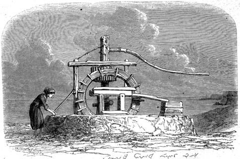 Woman from Trabzon or Trebizonde at a mill