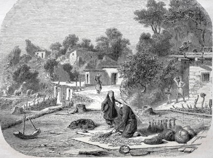 Simeis on the Crimean Peninsula in 1870