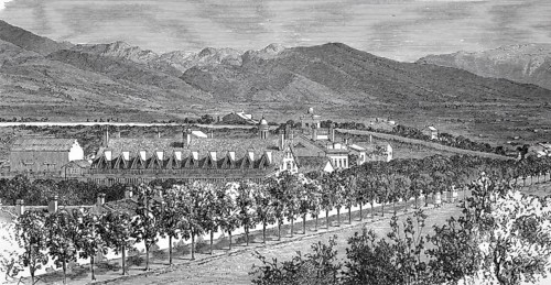 The Harem and Residence of Brigham Young in the Valley of the Great Salt Lake. Brigham Young