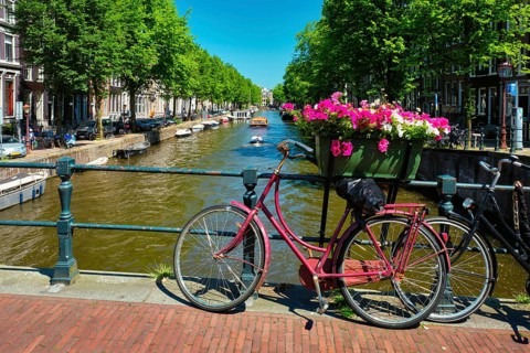 Typical Amsterdam view