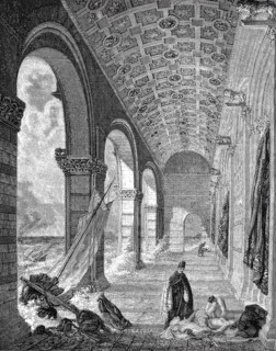 Seine floods at the Louvre in Paris