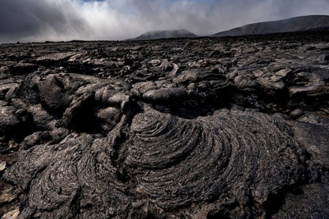 Petrified lava