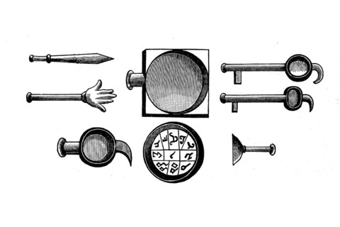 Sacrificial utensils of the Brahmins