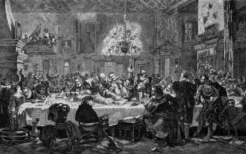 Guest Banquet of Wallenstein's Generals on 12 January 1634