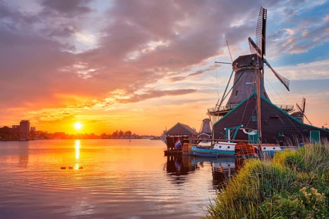 Netherlands rural scene