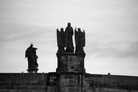Statue of St. Francis Seraphicus on Charles Bridge