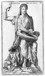 Statue der Domizia im Palazzo Giustiniani