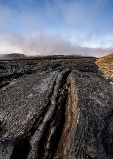 Petrified lava