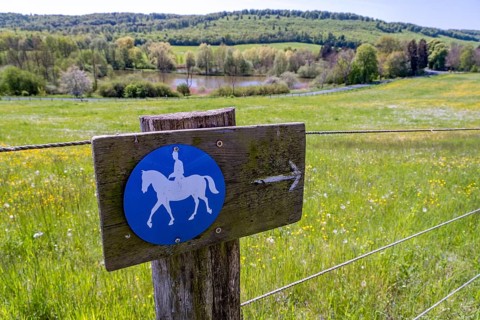 Signposting for a bridle path