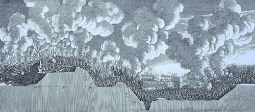Profile of the fortifications of Frederiksodde