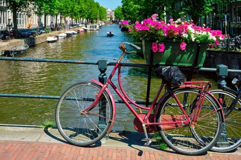 Typical Amsterdam view