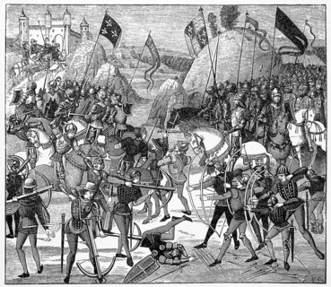The Battle of Crecy marked the beginning of the Hundred Years' War in mainland Europe on 26 August 1346