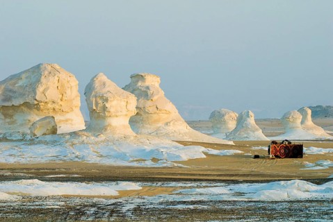 Morning in the White Desert