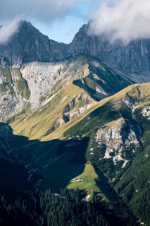 Rocky mountain ridge