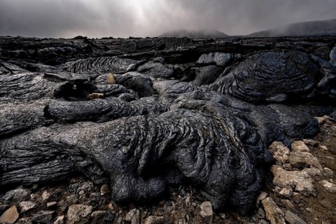 Petrified lava