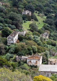 Abandoned mining town of Naracauli