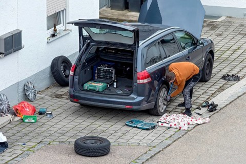Changing tyres for the season