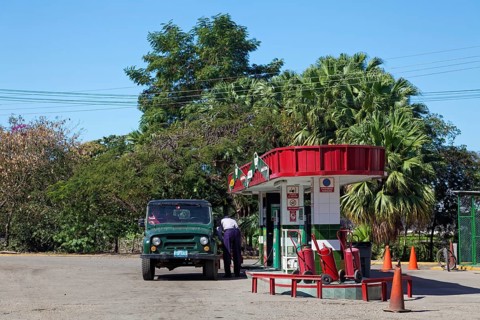Petrol station