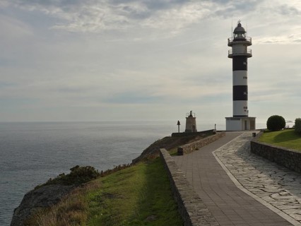 The lighthouse at Cabo San Agustin near Ortigueira on the north coast of Spain