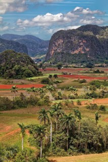 View from the Mirador Los Jazmines viewpoint of the landscape