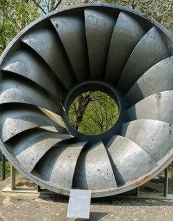 Turbine runner from Hohenwarte 1 pumped storage power station