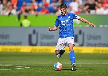 Action Andrej Kramaric TSG 1899 Hoffenheim on the ball