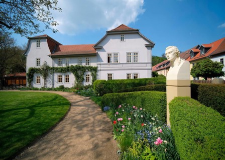 Schiller House with the bust of Friedrich Schiller