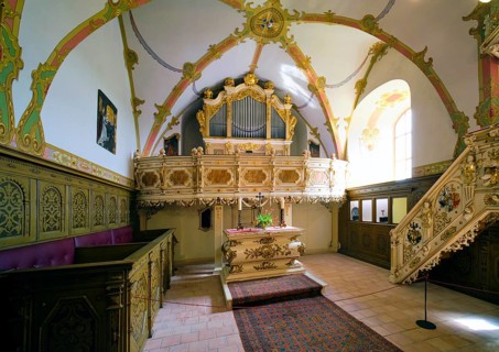 Chapel with organ by Gottfried Silbermann