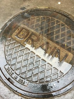 Industrial wet street drain cover