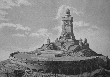 Ein architektonischer Entwurf fuer das Kaiserdenkmal am Kyffhaeuser
