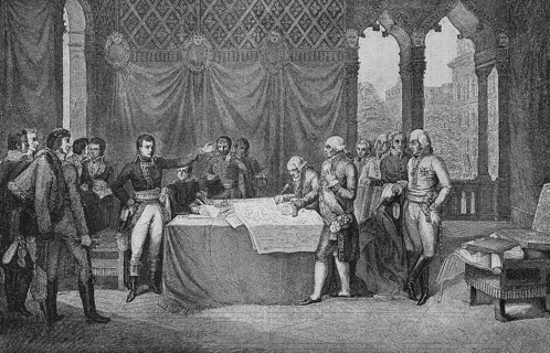 Signing of the peace treaties