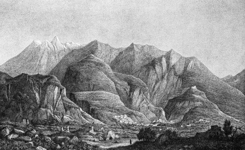 The heights of Taygetos in the surroundings of Sparta