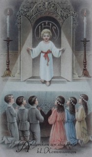 Child Jesus surrounded by children