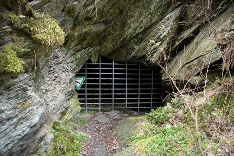Old gallery in the Eifel National Park