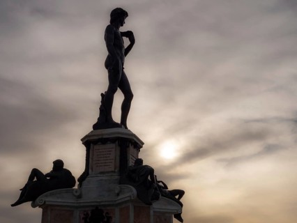 Statue of David in Piazzale Michelangelo