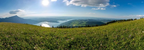 View from Gnipen towards Rigi and Mittelland