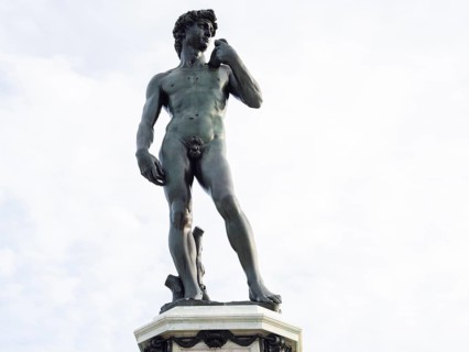 Statue of David in Piazzale Michelangelo
