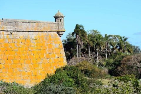 Fortress wall of the Fortaleza de Santa Teresa
