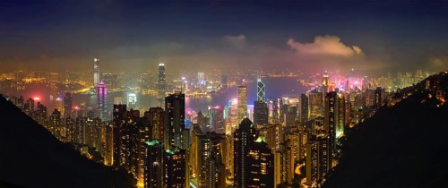 Famous view of Hong Kong
