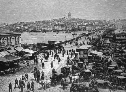 Bruecke in Konstantinopel