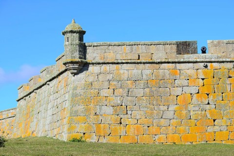 Fortress wall of the Fortaleza de Santa Teresa