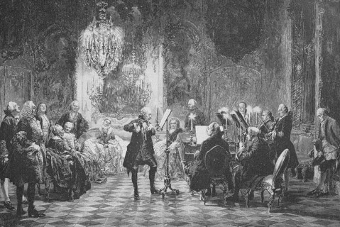 Floetenkonzert in Sanssouci