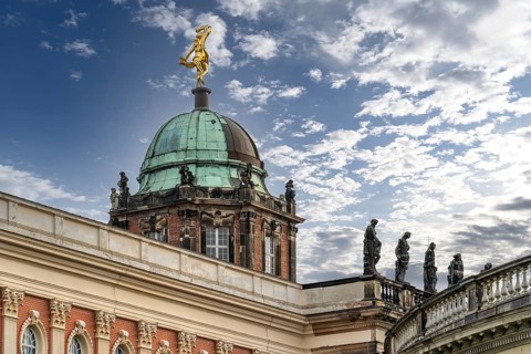 Detail on the historic Neues Palais