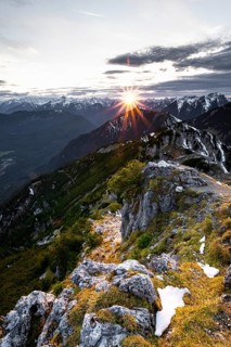 Sunset at the Kramerspitz